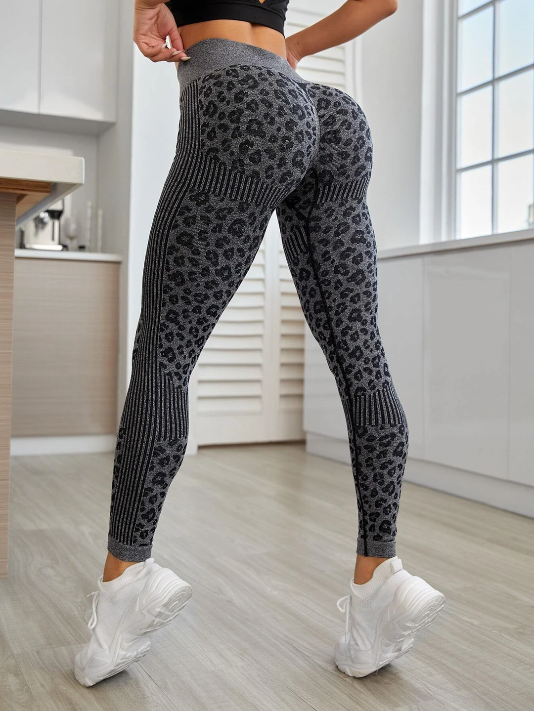 Female Leopard Print Quick-dry Booty Leggings