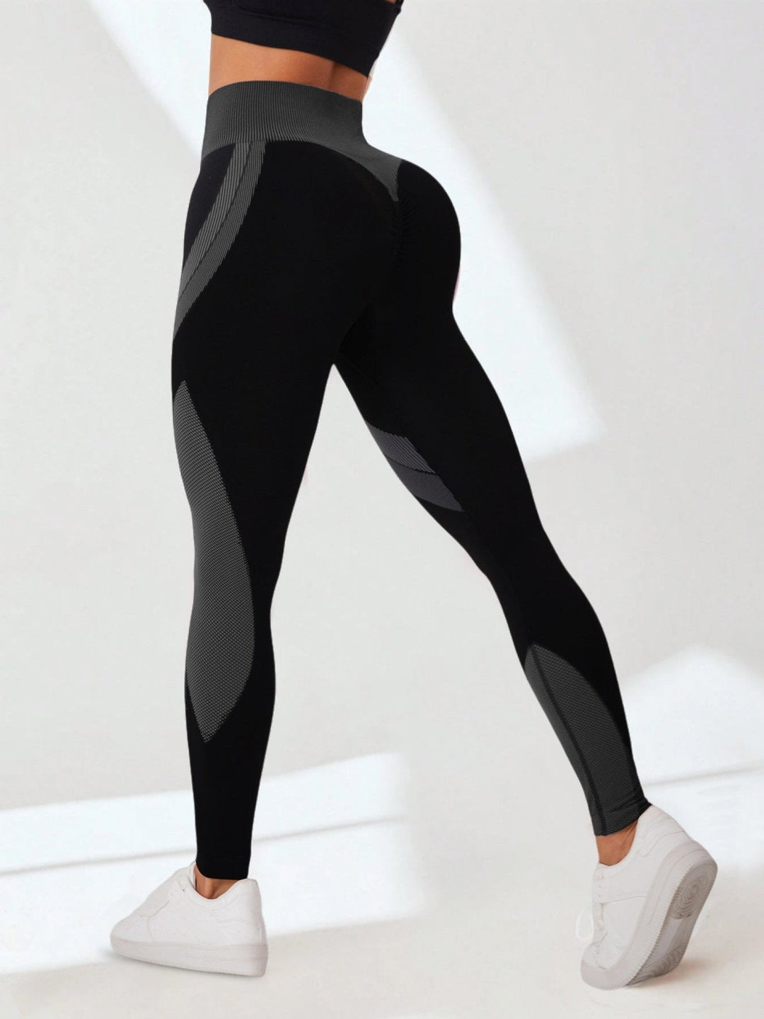 Female Contrast color Scrunch Bum Leggings