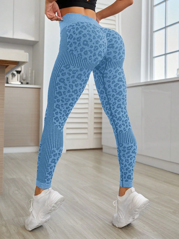 Female Leopard Print Quick-dry Booty Leggings