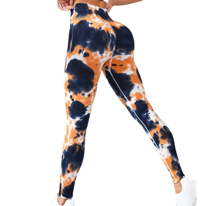 Female Hot Tie-dye Quick Dry Hip-lift Leggings