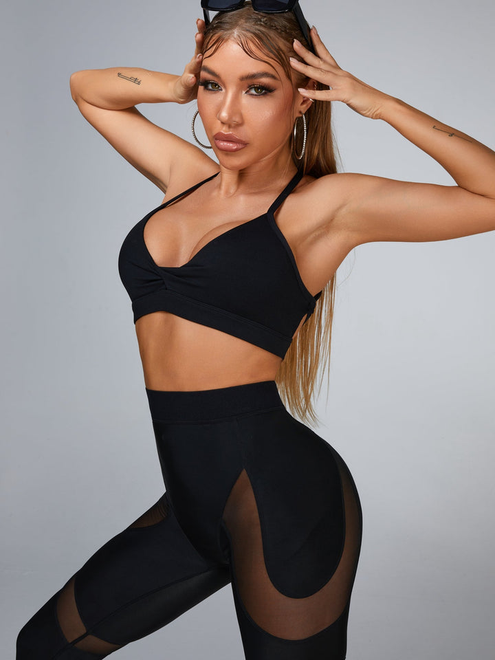 Female Super Mesh Hip-lift Leggings