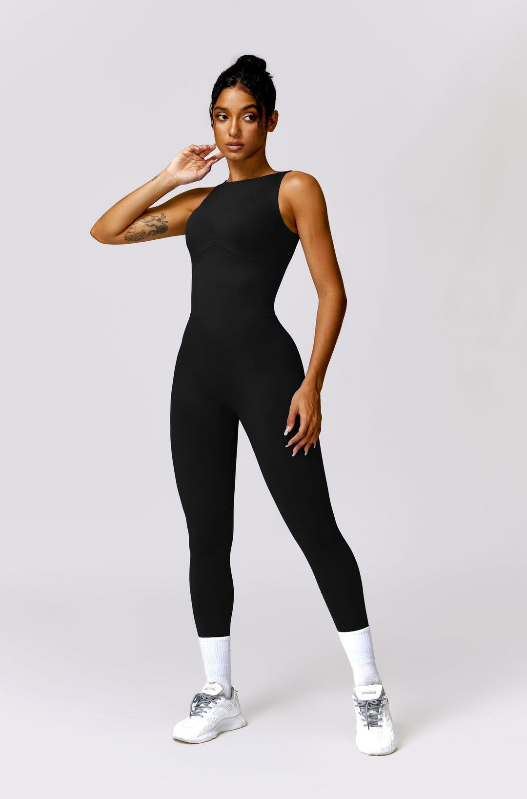 Elevate Your Style with the Seamless V-Back Jumpsuit