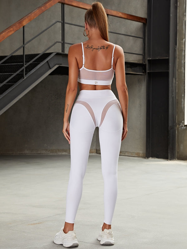 Female Super Sexy Unique Mesh Hip-lift Leggings