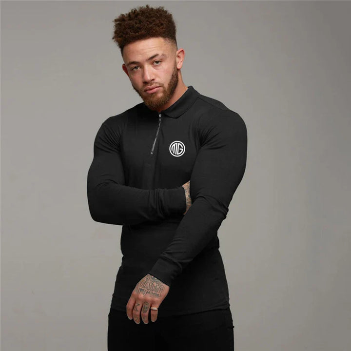 Black MG Long Sleeve T-Shirt