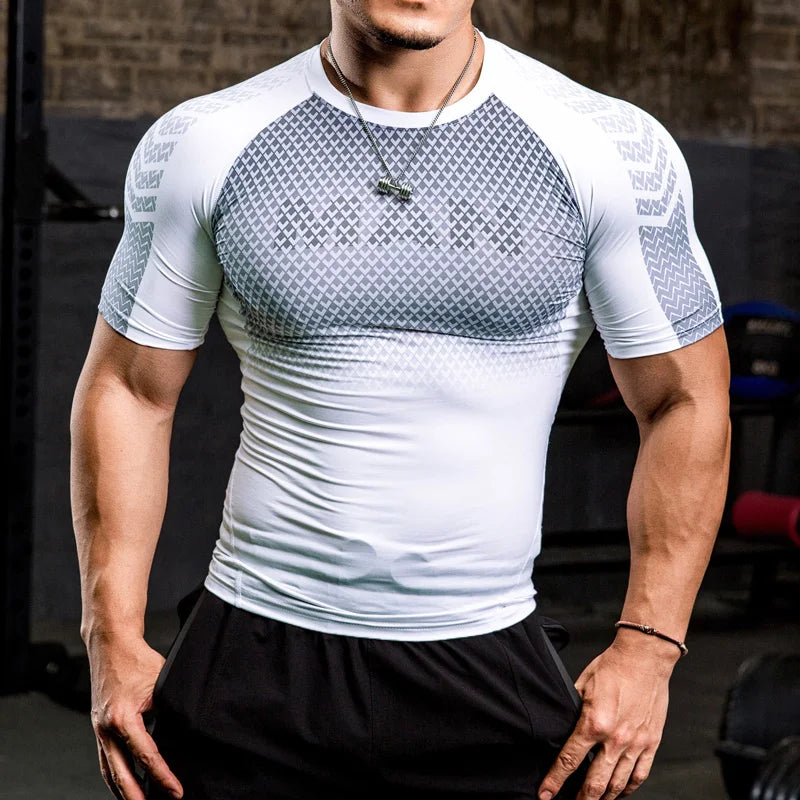 White Compression Baselayer T-Shirt