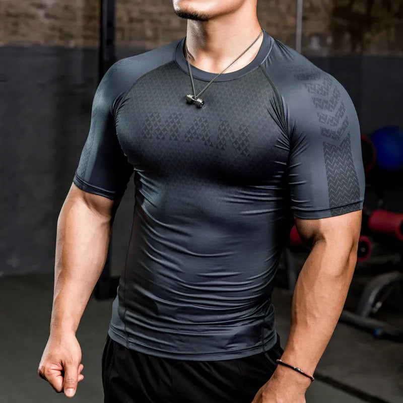 Deep Navy Compression Baselayer T-Shirt