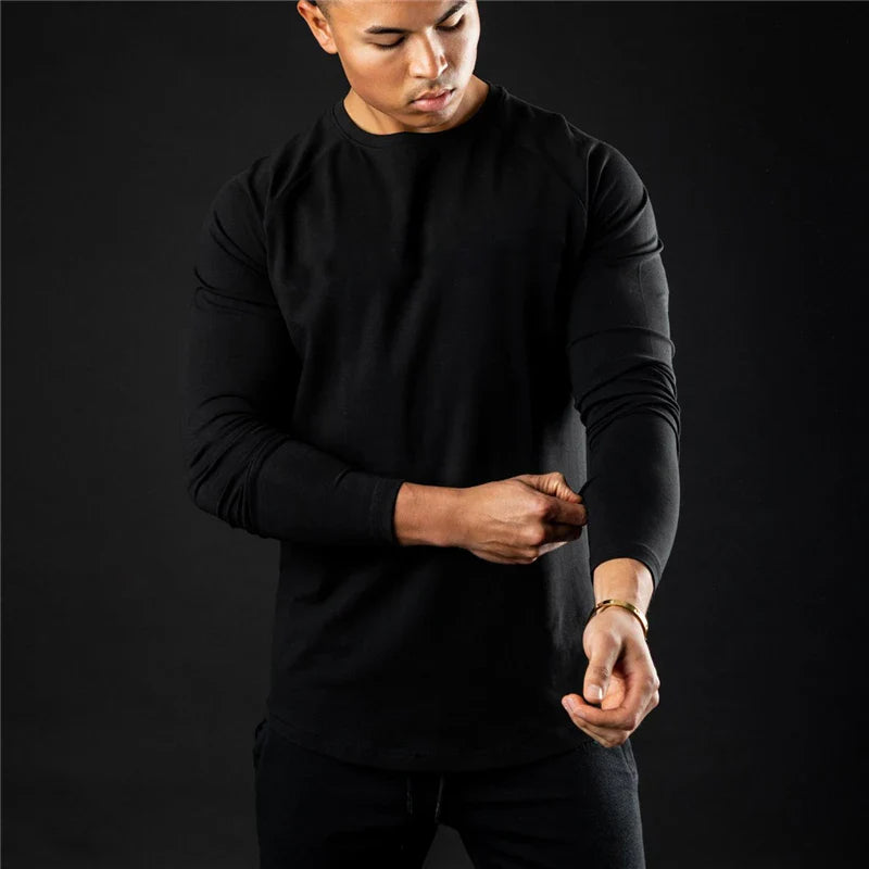 Black Hyperflex Sport Long Sleeve T-Shirt