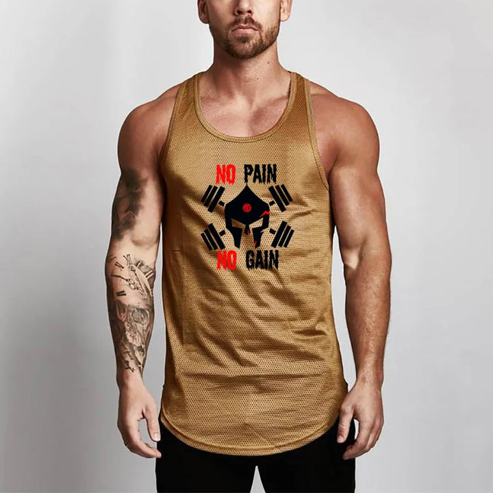 Gold Compression Tank Top