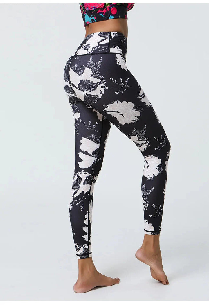 Whimsical Floral Patterned Leggings for Effortless Style