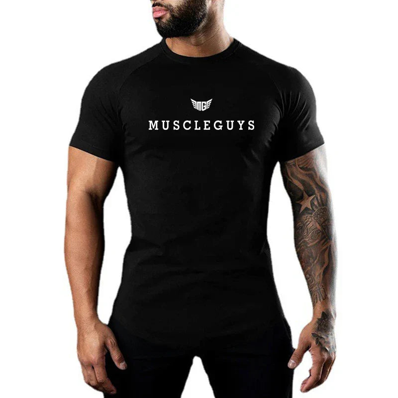 Black MuscleGuys T-Shirt