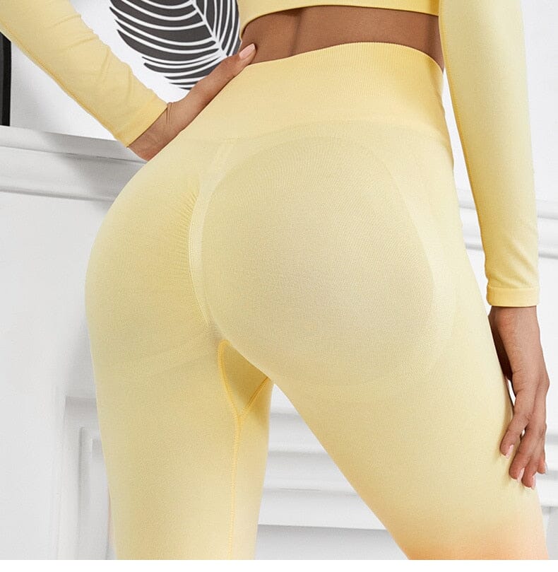 Vibrant Gradient High-Waist Motion Leggings