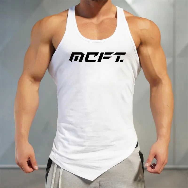 White Power Fit Tank Top