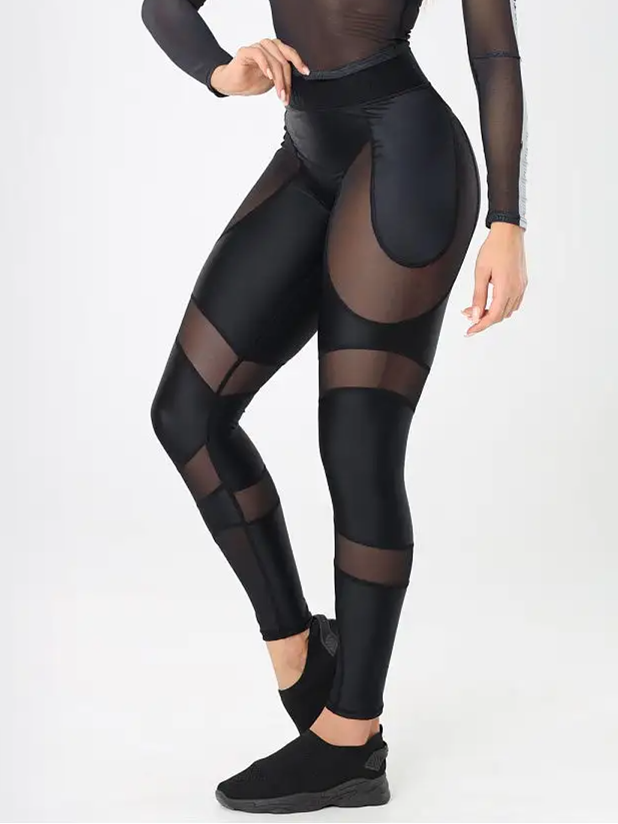 Female Super Mesh Hip-lift Leggings