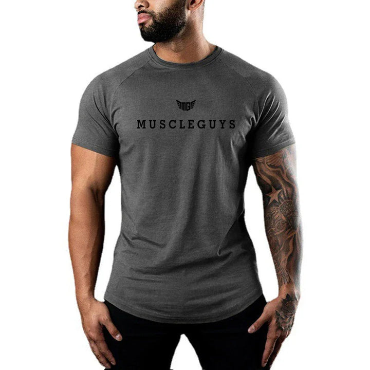 Grey MuscleGuys T-Shirt