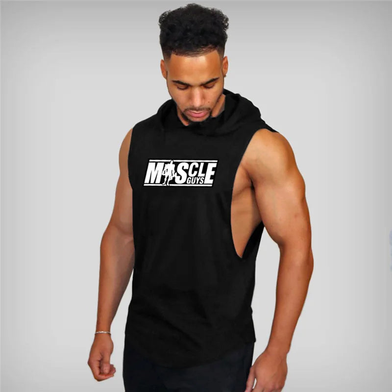 Black Stringer Tank Top