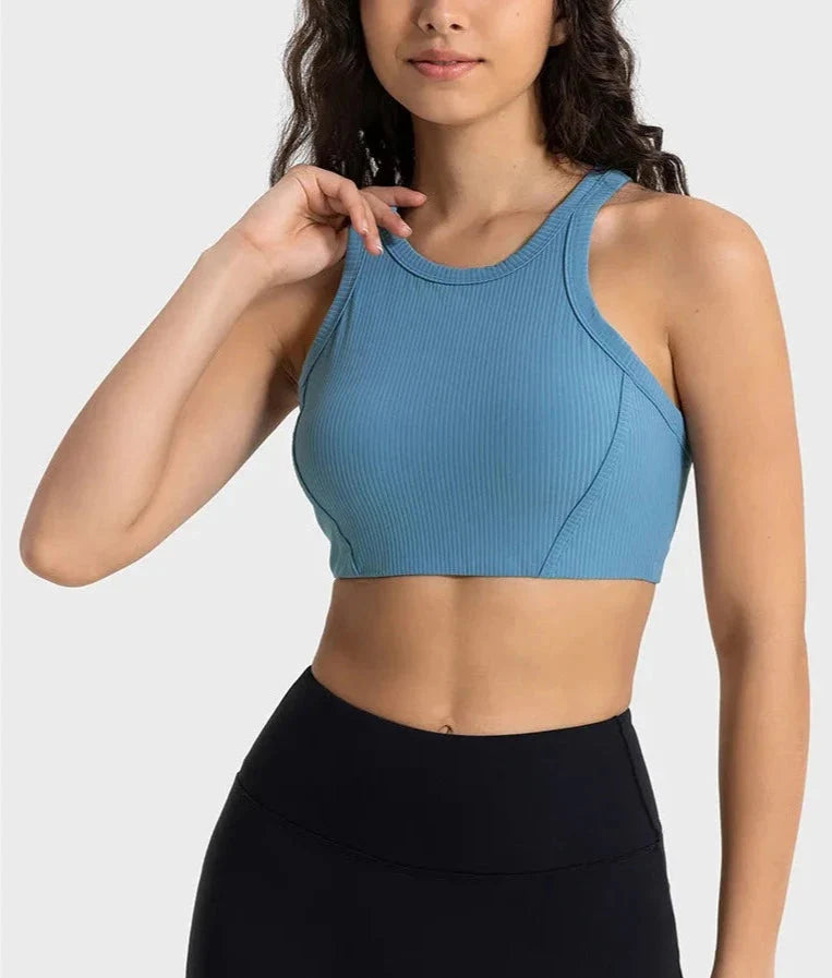 Empower Your Workout High-Neck Sports Bra