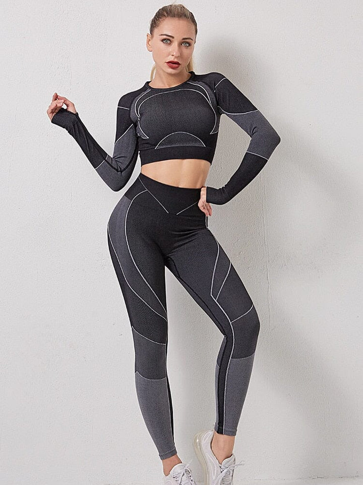 Empower Your Workout: Stylish Leggings and Top Set by Pioneer