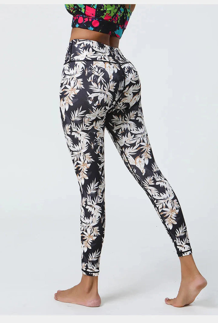 Whimsical Floral Patterned Leggings for Effortless Style