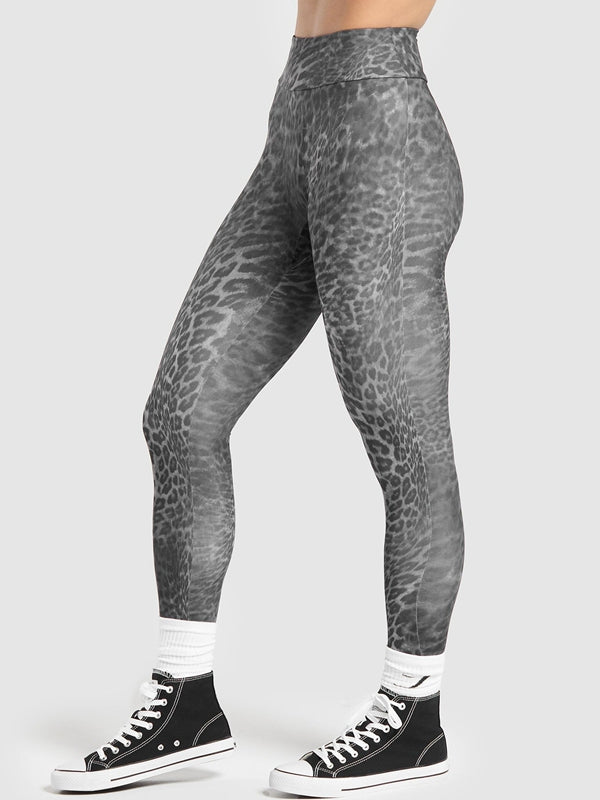 Female Leopard Print Scrunch Bum Leggings