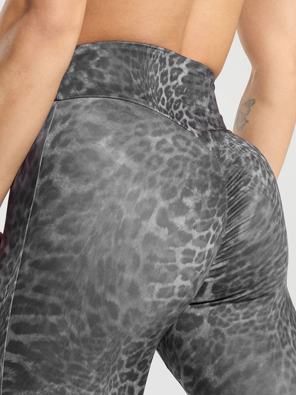 Female Leopard Print Scrunch Bum Leggings